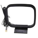 Ancable FM AM Loop Antenna with 3-Pin Mini Connector for Sony Sharp Stereo AV Receiver Systems