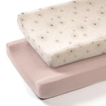 lulumoon Muslin Changing Pad Covers: Baby Cotton Changing Table Covers - Soft Changing Pad sheets for Boys Girls