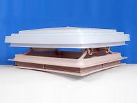 Roof Vent Sky Light Caravan Motorhome 280 x 280mm Flynet Beige MPK Rooflight