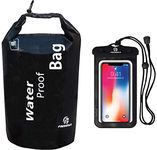 Freegrace Waterproof Dry Bag 2 Liters Black with Phone Case