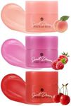 Sweet Dreams Mini Lip Mask 5g (3 Set)- Nourishing, Plumping and Hydrating Lip Balm | Vegan Lip Sleeping Mask | Korean beauty | Hyaluronic Acids + Vitamin C + Shea Butter + Antioxidants l Cherry+Berry+Peach