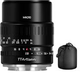 TTArtisan 40mm F2.8 Macro Lens APS-C 1:1 Magnification Macro Lens Manual Focus Compatible with Sony E Mount Camera A6000 A6100 A6300 A6400 A6500 NEX-3 NEX-5-3N