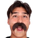 DIY Self Adhesive Fake Mustache Set Fake Beard Material Novelty Mustaches for Costume and Halloween