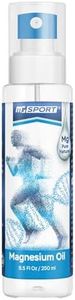 Pure Magnesium Oil Spray – 8.5 fl oz – High Absorption 100% Pure Magnesium Chloride Without preservatives from The Dead Sea and Purified Water – Supports Muscle Recovery and Leg Cramp Relief