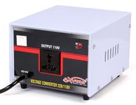Axvolt Crysta 650 W Step Down Voltage Converter | 220V–240V to 110V–120V Heavy Duty Transformer | Use USA, Canada & Japan Appliances in India | Universal Socket | 2-Year Warranty