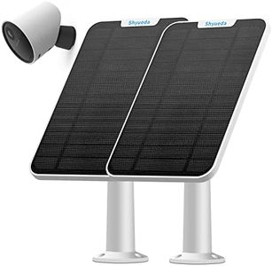 4W Solar Panel Charging Compatible with SimpliSafe Outdoor Security Camera only, with 13.1ft Waterproof Charging Cable, IP65 Weatherproof,Includes Secure Wall Mount(White)