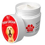 Pet Pull Paw Cream (4 oz) Dog Paw Protector for Heat, Cold & Rough Surfaces - Paw Moisturizer Balm with Natural Waxes & Oils - Puppy Invisible Boot Soothes, Moisturizes, Protects