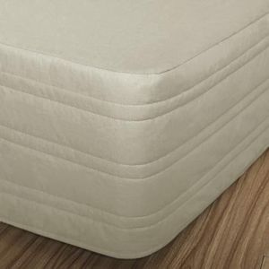 Marquess Tailored Bed Skirt Blended Quilted-Hang Down Feeling Enhancement Wrap Around Thick Bed Skirt,Dust-Proof, Wrinkle Fade Resistant Dust Ruffle with Classic 14’’Drop for Bedroom（Queen Linen）