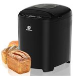 SUPERLEX Sourdough Bread Maker, 11 Programmes Gluten Free Whole Grain Rye Bread Machine, 1.5lb 2lb Loaf, 13H Delay Timer, 1H Keep Warm, Non-Stick Pan, Fast Bake, LCD Display, Compact for UK Kitchen