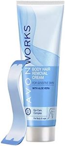 Avon WORKS 1x100ml Crème dépilatoire crème épilatoire corps (Body hair removal in 2,5min cream)