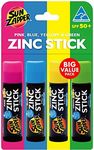 Sun Zapper Zinc Stick - Pink, Blue,