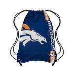 NFL Denver Broncos 2015 Drawstring Backpack, Blue