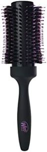 Wet Brush Volume & Body Round Brush for Thick to Coarse Hair - Volumizing Salon Blow-Out with Less Pain, Effort & Breakage - Natural Boar Bristle Detangles Knots, 1.5" Barrel