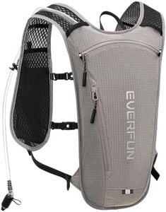 EVERFUN Hydration Backpack Running Vest Small Hiking Water Backpack with 1.5L Water Bladder, Updated Lightweight Reflective Hydro Pack 2.0 for Trail Running, Biking, Race, Marathons