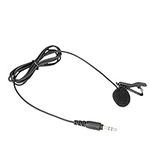 Saramonic 3.5mm Lavalier with 4.1’ (1.25m) Cable for Wireless Systems, Portable Recorders, Cameras, Blink 500 Systems and More (SR-M1), Black, Replacement Lavalier