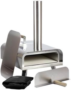 Four à Pizza Extérieur au Feu de Bois ● Conçu en France ● Acier Premium ● Surface de Cuisson XXL ● Flux d'Air Réglable ● Art Culinaire & Savoir-faire ● Housse et Pelle ● Pierre de Cuisson ● FLAMEOVEN