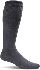 Sockwell Women's Circulator Moderate Graduated Compression Sock, Black - M/L