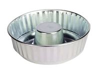 Ravi Bakeware Aluminium Ring Cake Pan - Volcano Pan - Bundt Pan - Xtra Large (10 Inches)