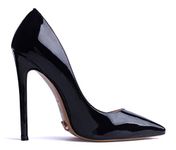 Petit Cadeau Leona - Women's Classic & Sexy Pointed Toe Slip on Pumps with 5" Stiletto High Heels. Handmade to Perfection. Size 11