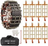 HAIYEATBNB Snow Chains,8 Pack Tire 