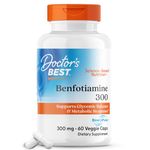 Doctor's Best Benfotiamine 300 Mg Vegetarian Capsules,