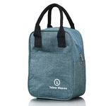 Yellow Weaves Insulated Travel Lunch/Tiffin/Storage Bag for Office, College & School, (Green) (Canvas)