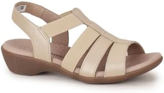 Hush Puppies womens CRADY SANDAL BEIGE Heels - 7 UK (6648894)