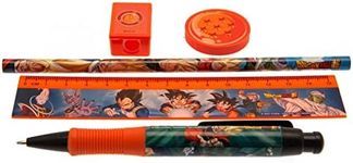 Genuine Dragon Ball Z Battle of Gods Stationery Set Pencil Pen Sharpener Eraser Ruler