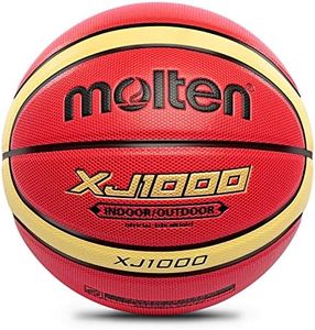 Molten Basketball XJ1000 Size 5, 6, 7 Indoor/Outdoor Training Wear-Resistant Basketball (Molten XJ1000-Size 5)