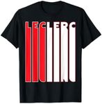 Leclerc Formula Racing Driver Team Fast Cars Racetrack T-Shirt