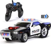 KidiRace RC Remote Control Police Car for Kids Durable, Rechargeable, Easy To Control