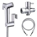 [Upgrade] Bidet Toilet Sprayer Set-Handheld Bidet Attachment for Toilet Sprayer Kit-Bathroom Hand Held Muslim Shower for Self Cleaning-Baby Cloth Diaper Sprayer Set