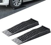 Donext Ramps Low Profile Plastic Car Service Ramps 3 Ton Truck Vehicle - 2 Pack