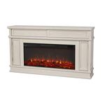 Real Flame Torrey Electric Fireplace, Bone