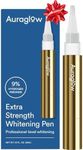 Auraglow Extra Strength Teeth Whitening Pen, 9% Hydrogen Peroxide, 40+ Whitening Treatments, Whitens Teeth Fast, No Sensitivity, 4mL