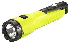 Streamlight 68780 Dualie 3AA 245-Lumen Intrinsically Safe Dual Beam LED Flashlight with Magnetic Clip, Yellow – Box Packaged