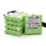 YUTSUJO (5-Pack) 4.8V 700mAh BP-38 Ni-MH Batteries, Replacement for Uniden BP-38 BP-39 BT-1013 BT-537 BP-40 FRS-008 Two-Way Radio