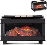 YSong Freestanding Fireplace Wax Wa