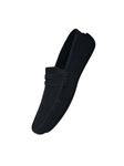 Knit Vegan Loafer for Men and Boys | Lightweight All Season Footwear. (Midnight Black, 6)