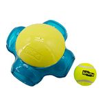 Outward Hound Tennis Maze Craze Interactive Squeaky Dog Toy, Blue