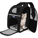 Nobleza Cat Carrier Backpack Warm Dog Carrier Backpack Breathable Cat Backpack Pet Carrier Backpack Puppy Backpack Dog Backpack for Cats Puppies Dog Rucksack for Outdoor Travel Hiking Fit Up 7KG/15LBS