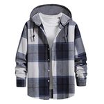 Jackets for Men Down Plaid Shirt Workout Vintage Cool Design Athletic Fit Lightweight Heavy Cotton Boat Neck Well-Crafted Vent Hearts Snap Cut Western Long Sleeve Snap Work Shirt Washed Finish