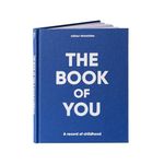 Colour Chronicles - The Book of You | Childhood Memory Book for Ages 1-16 | 1st Birthday Gift | Fill-in Journal for Kids & Parents | Inclusive Keepsake | Cloth Covered Hardback | 112 Pages – Blue