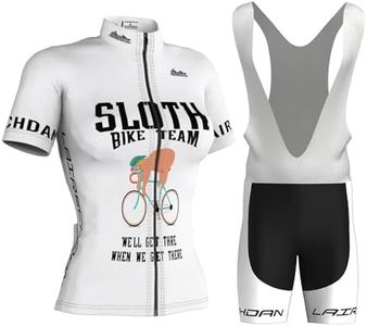 Ropa Ciclismo Mujer Verano Maillot Bici MTB Conjunto Ciclista Manga Corta,Traje Bicicleta Camiseta Ciclo y Culotte Tirantes con 9D Gel Acolchado,Completa Jerseys Transpirable Secado Rápido(6,S)