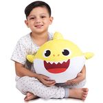 Franco Kids Bedding Plush Cuddle Pillow Buddy, One Size, Baby Shark