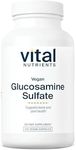 Vital Nutrients Vegan Glucosamine Sulfate 750mg | Healthy Cartilage, Mobility, and Joint Support Supplement | Vegetable Source of Glucosamine | Gluten, Dairy, Soy Free | Non-GMO | 60 Capsules
