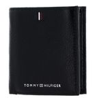 Tommy Hilfiger Men'Sth Central Trifold Wallets, Black, One Size