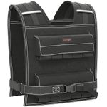 SPORTNOW 20KG Adjustable Weighted Vest for Men and Women, Weight Vest with 15 Metal Weights, Adjustable Straps and Reflective Strips, Running Cardio Exercise Strength Training