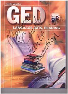 GED: Language Arts, Reading (Steck-Vaughn Ged Series)