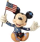 Disney Traditions Mickey Patriotic Mini Figurine,Height 9cm